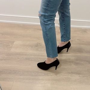 J. Crew Bronson suede platform booties